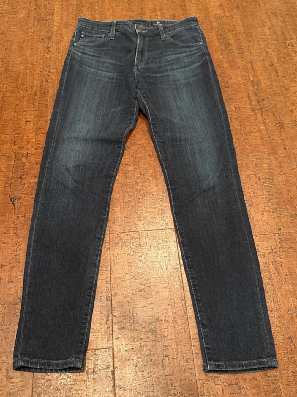 AG Adriano Goldschmied Women’s 27 High Rise The Farrah Skinny Ankle Jeans Blue